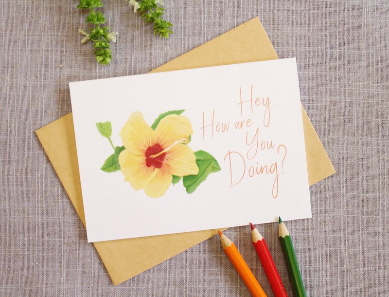 卡片 万用卡 花卡片 对折卡 问候卡 - 卡片/明信片 - 纸 