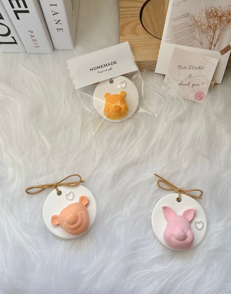 婚礼小物-小熊维尼家族扩香片 - 香薰/精油/线香 - 其他材质 