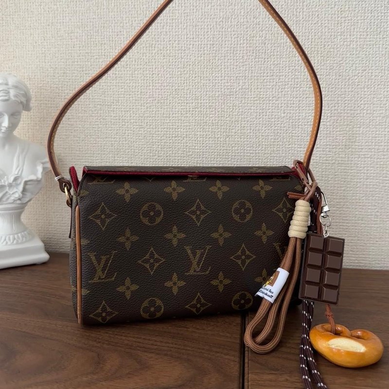 LOUIS VUITTON 路易威登 Monogram Récital M51900 手提包 - 手提包/手提袋 - 真皮 咖啡色