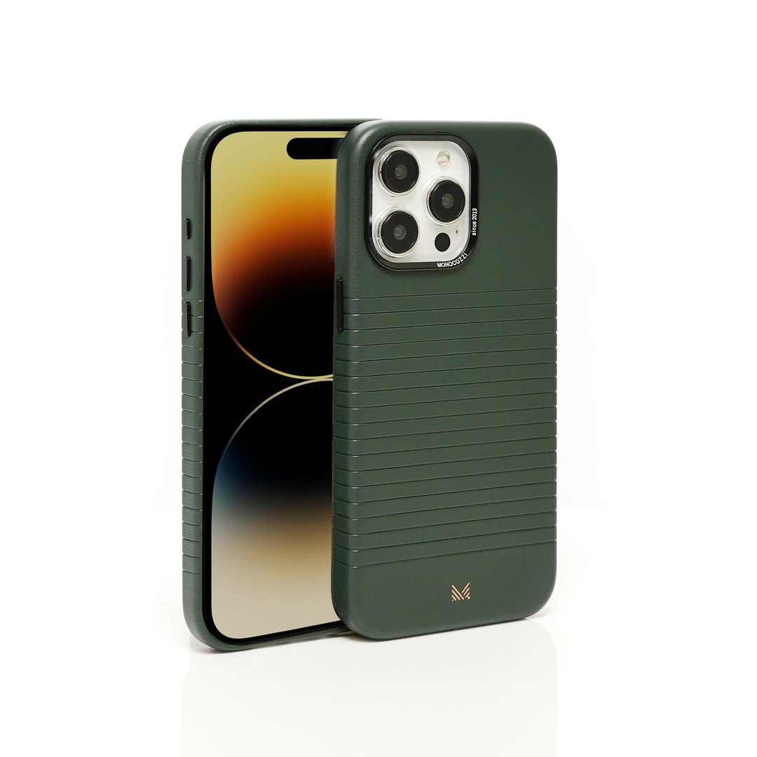 iPhone 15 Pro Max |LUCID Refined |Magsafe 可生物化解皮革外壳 - 其他 - 树脂 绿色