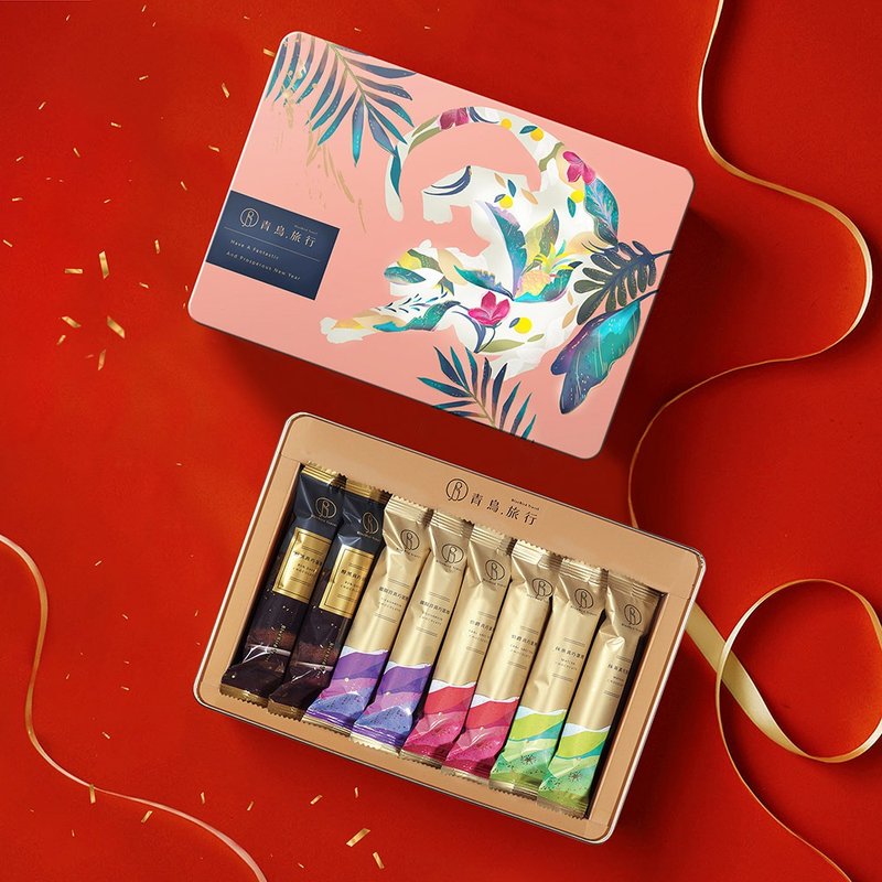 虎年限定 | 青鸟旅行 福虎生丰 综合真巧蛋卷礼盒 16 入 - 零食/点心 - 新鲜食材 