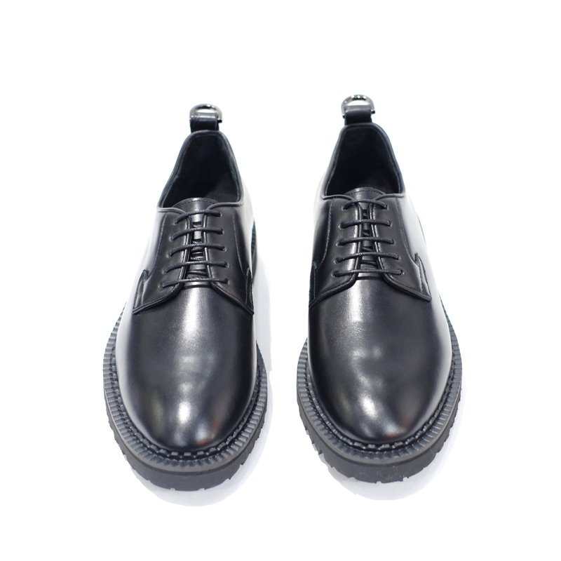 Fw/17 keyring School Lady shoes - 女款休闲鞋 - 真皮 黑色