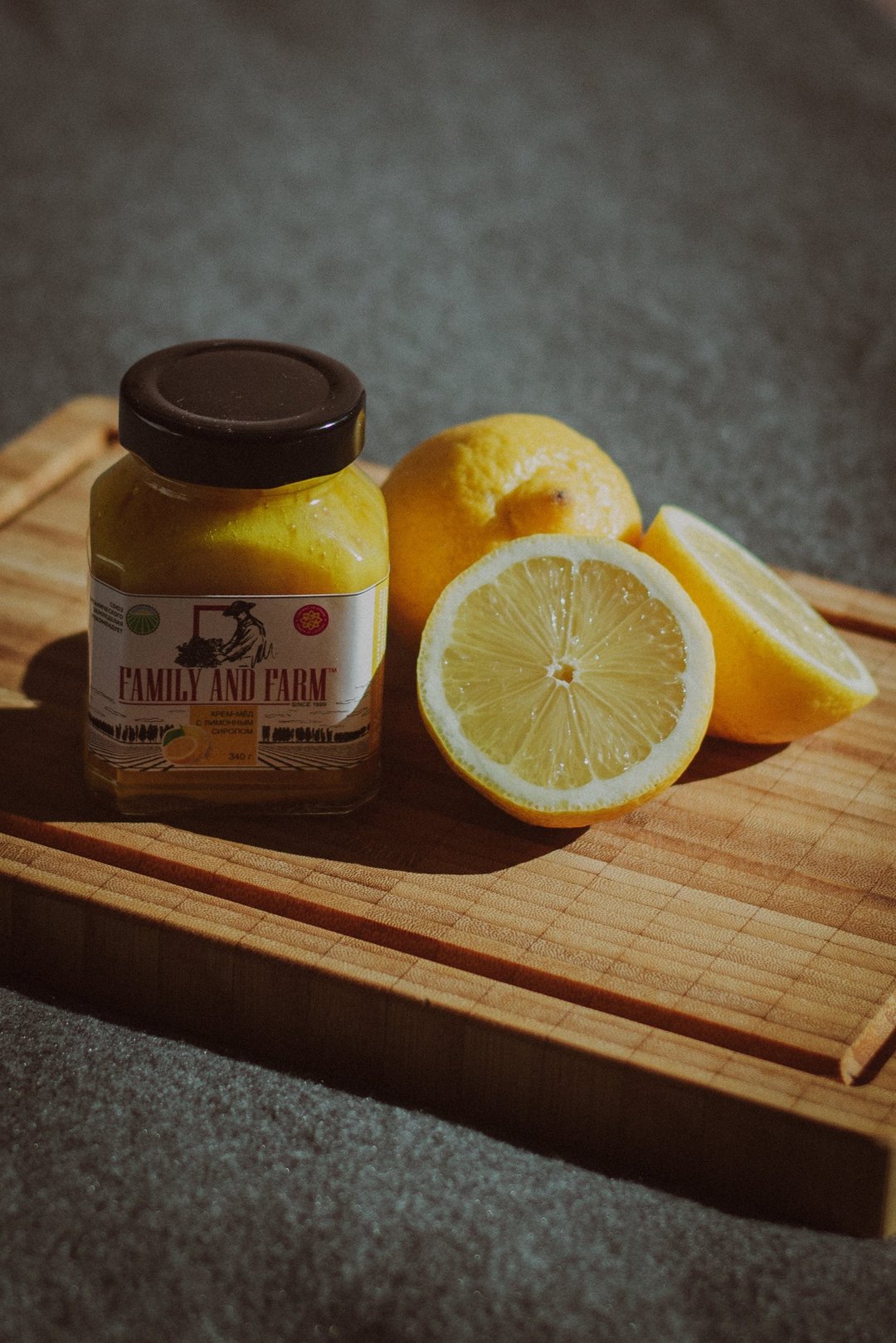 Sweet Lemon Spreadable Honey / Spun Honey with Lemon Scent / Natural Breakfast G - 蜂蜜/黑糖 - 玻璃 黄色