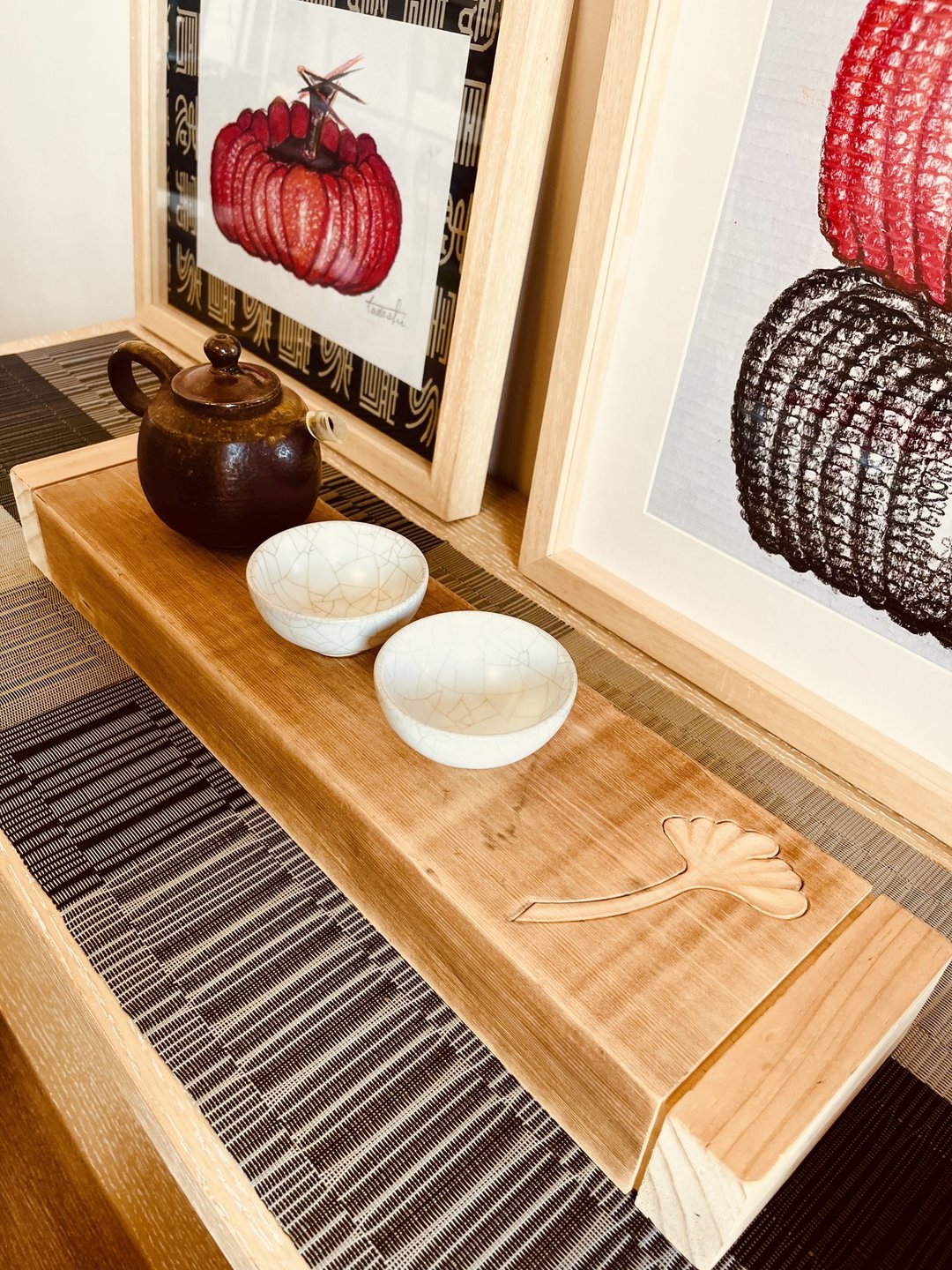 银杏茶桥/老桧木 - 摆饰 - 木头 