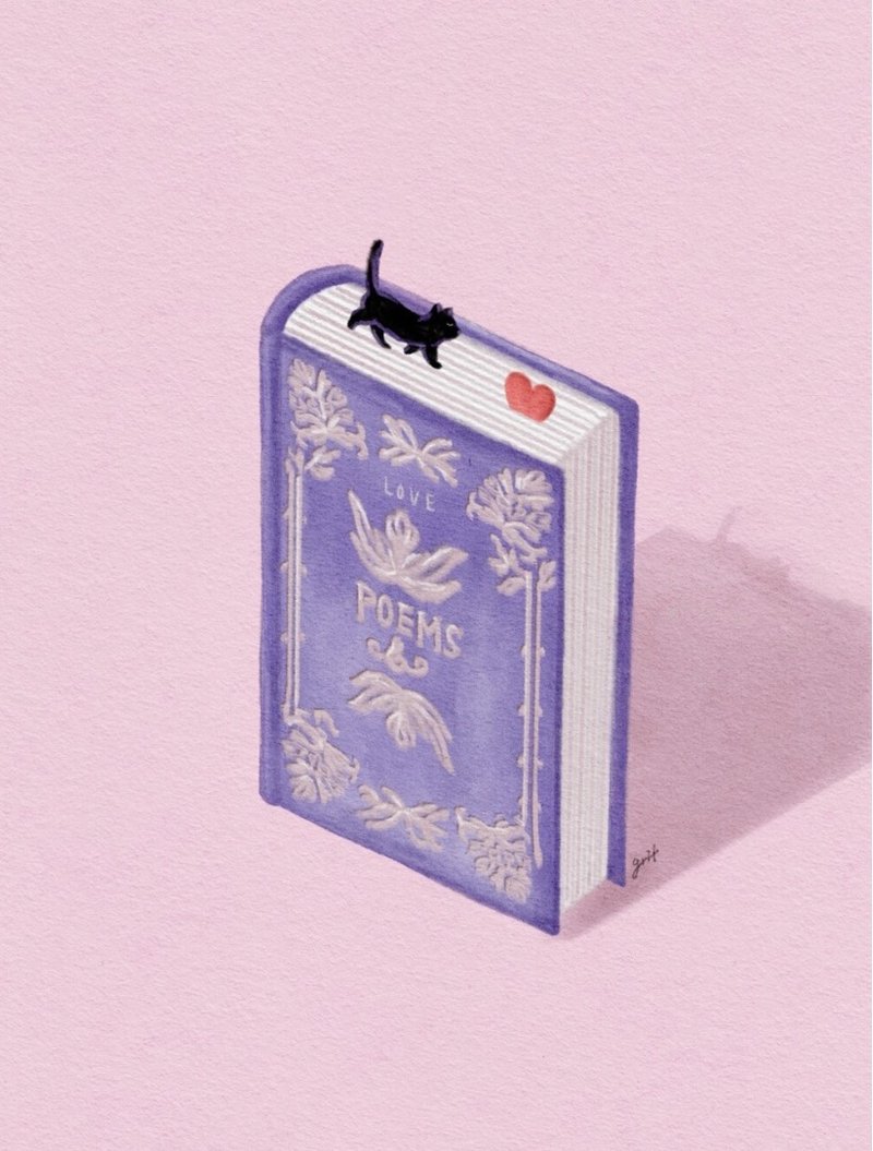 （GRIT）爱情诗明信片 - 卡片/明信片 - 纸 