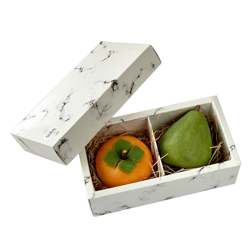 【鲜果手揉】二入礼盒─誓不分离 - 肥皂/手工皂 - 植物．花 绿色