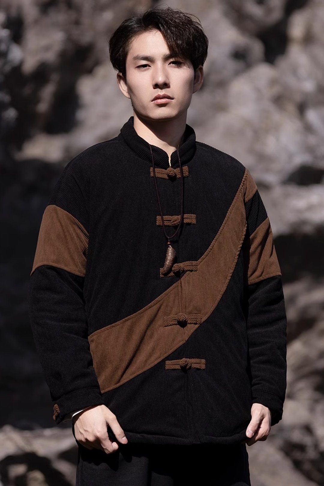东方美学 中国风盘扣夹克棉服外套 - 男装外套 - 其他材质 多色