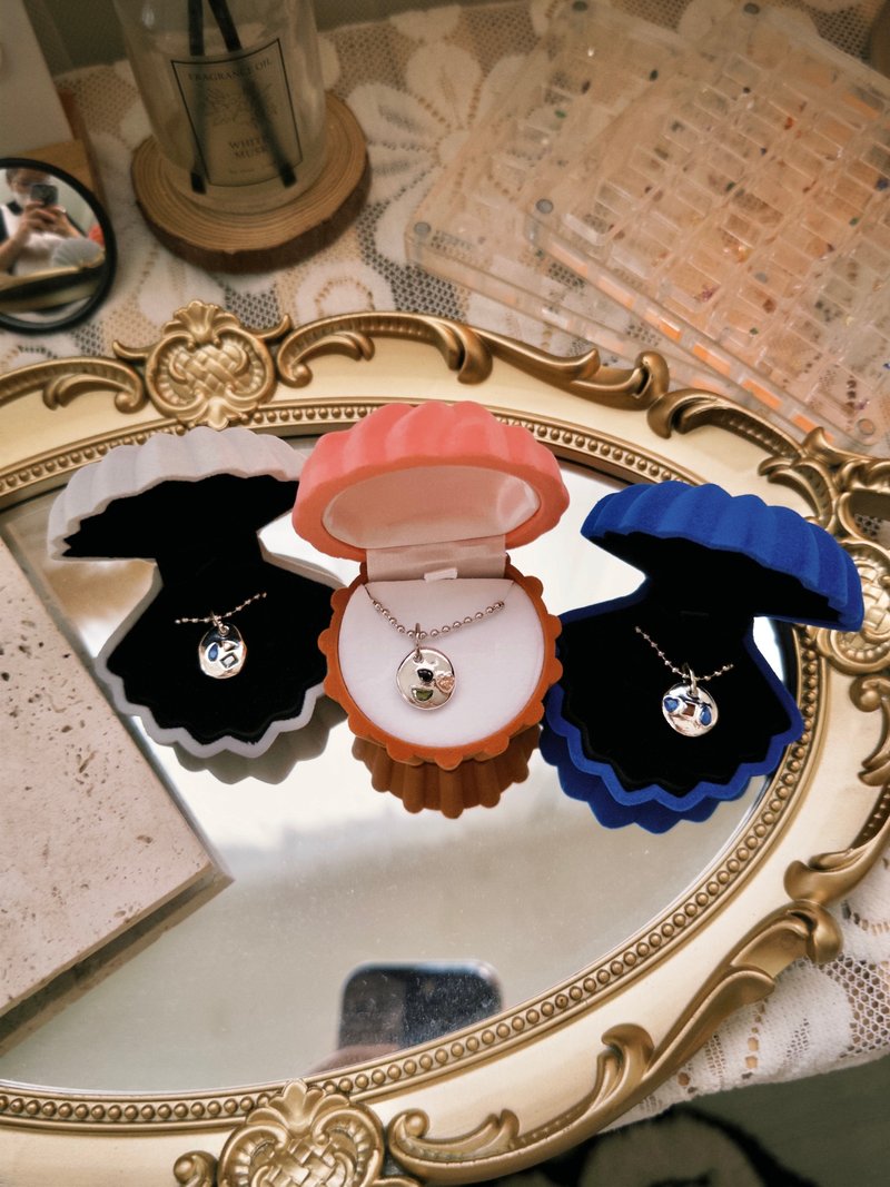 台南 纯银宝石吊坠 银黏土课程 手作项链 - 金工/饰品 - 纯银 