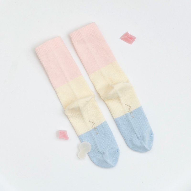 【宝石琥珀糖】樱日和-中筒-M - 袜子 - 棉．麻 