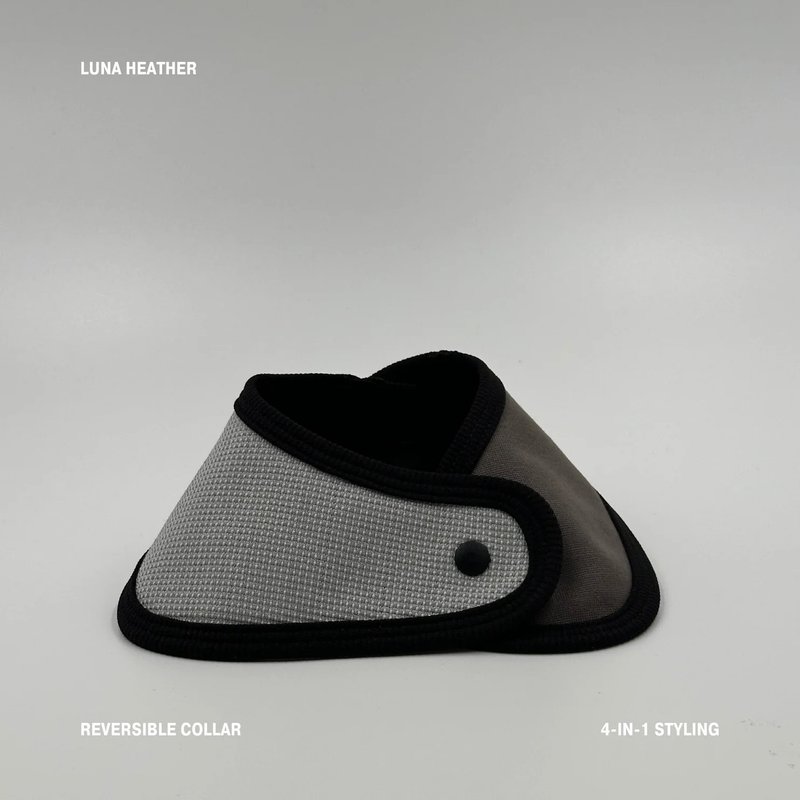 Zuuie Luna Heather 百搭宠物围巾/颈圈 - 灰色 - 项圈/牵绳 - 聚酯纤维 灰色