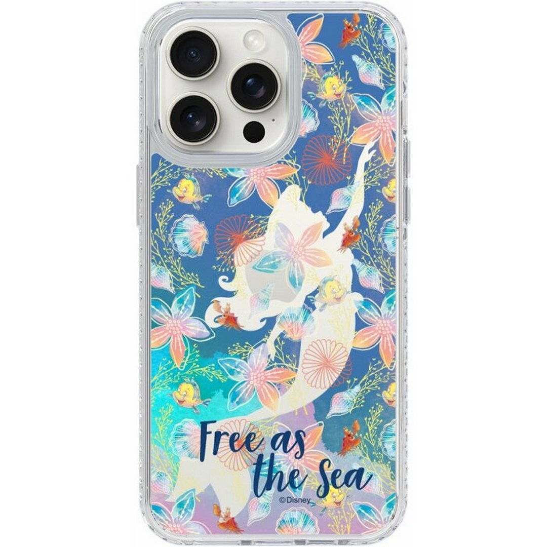 迪士尼公主爱丽儿 iPhone16 Samsung S25 气垫防摔标准镜面手机壳 - 手机壳/手机套 - 塑料 多色