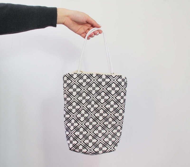 Wahr_日式纹路棉绳包/侧背包/肩背包/随身包 - 侧背包/斜挎包 - 其他材质 