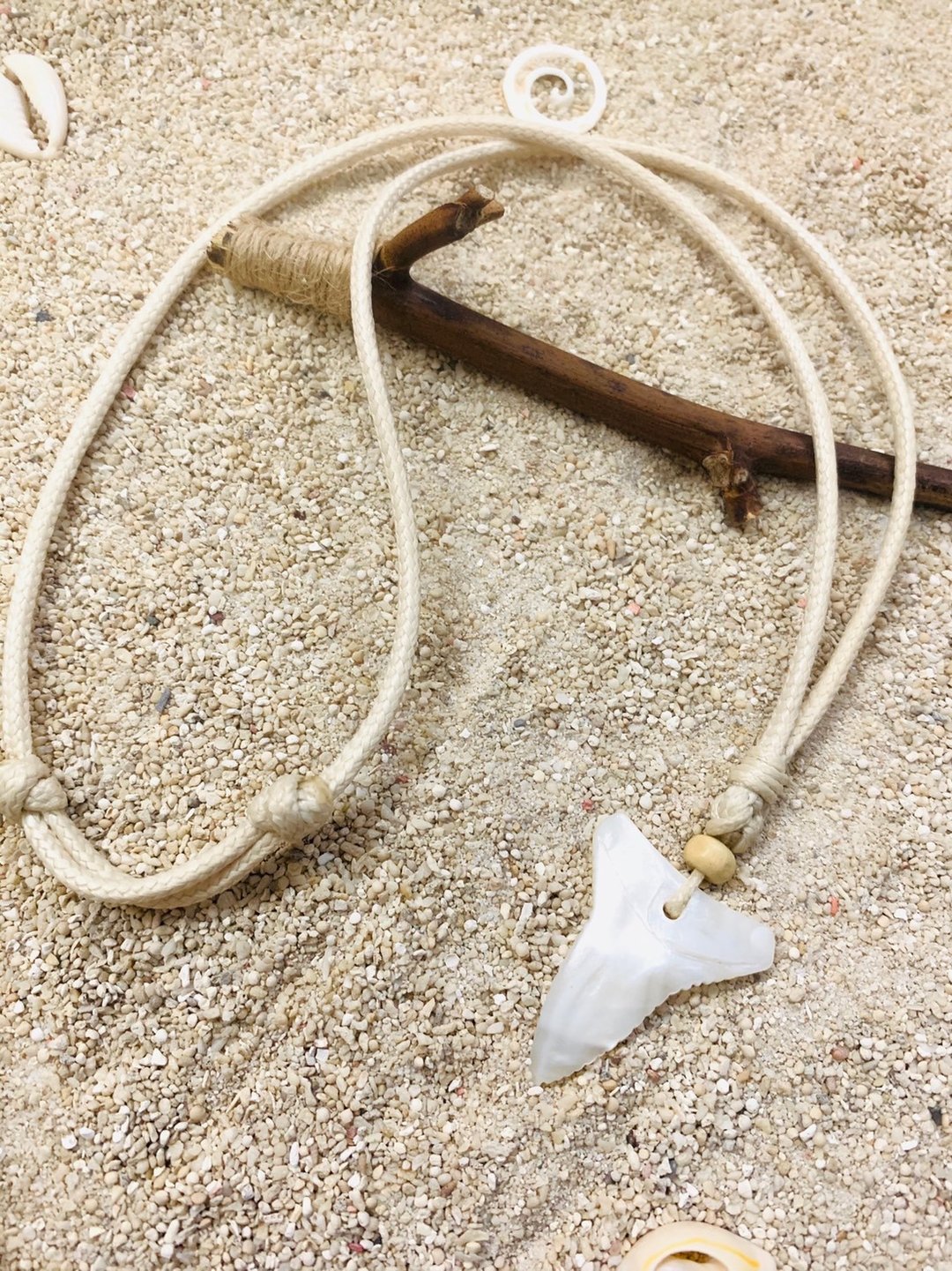 贝壳鲨鱼牙项链│Sea y'all  Ocean King鲨鱼牙项链 - 项链 - 其他材质 