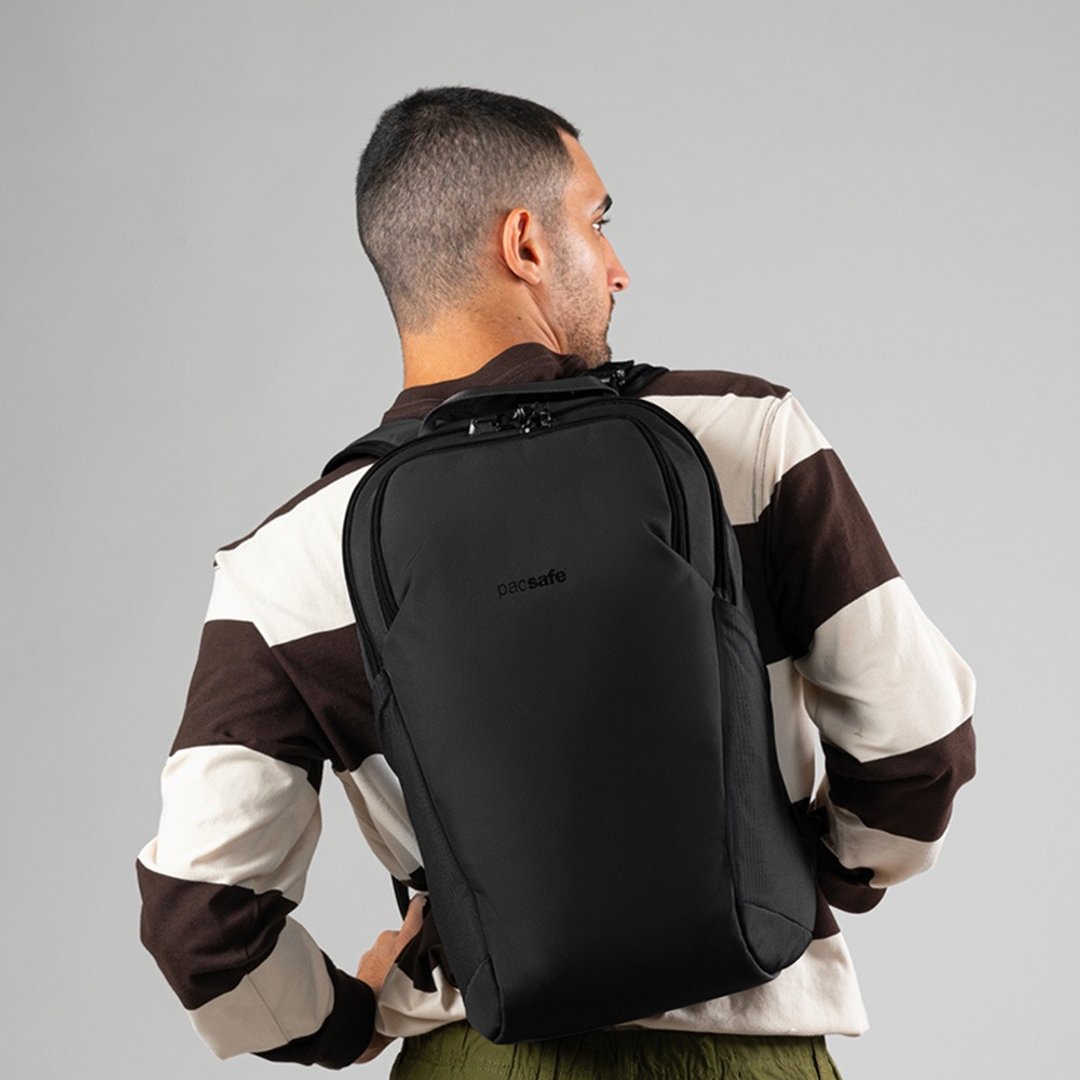 Pacsafe Vibe 20L 防盗包 城市后背包 黑色 #60291 - 后背包/双肩包 - 环保材料 黑色