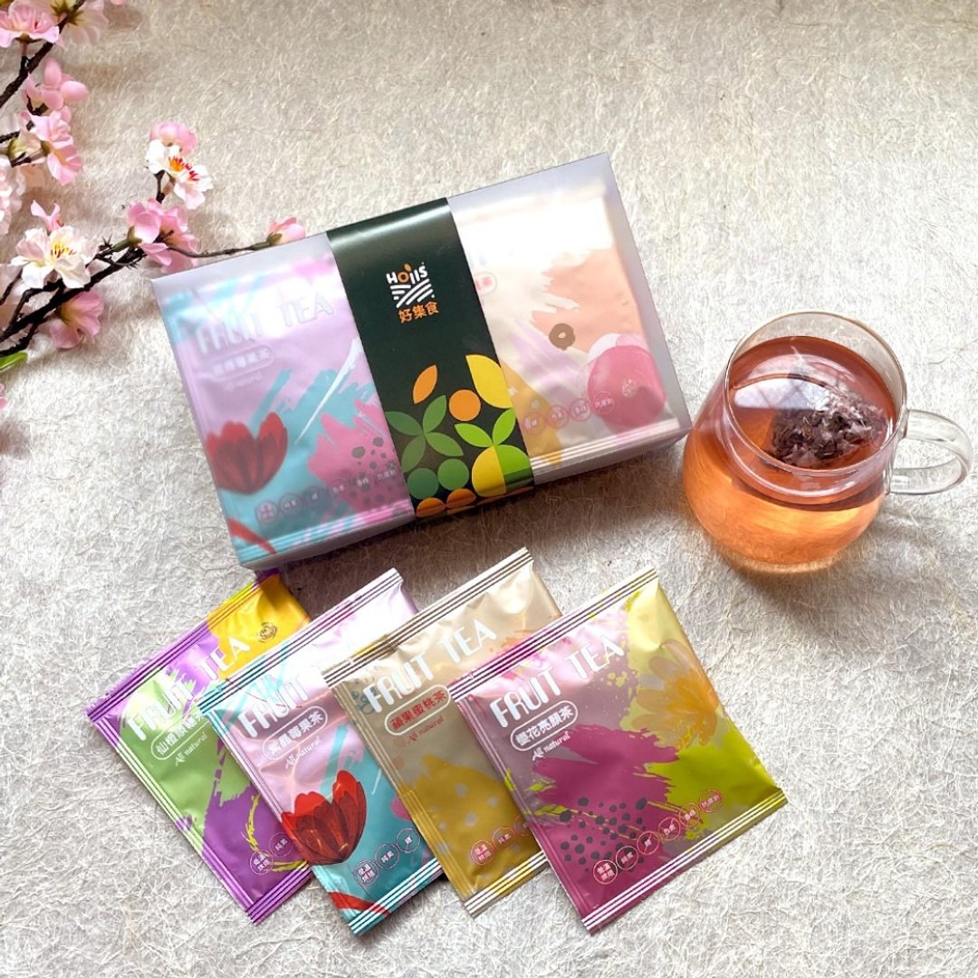 自然彩漾系列_无添加花果养生茶8入(四种口味)【Hoiis好集食】 - 茶 - 其他材质 绿色