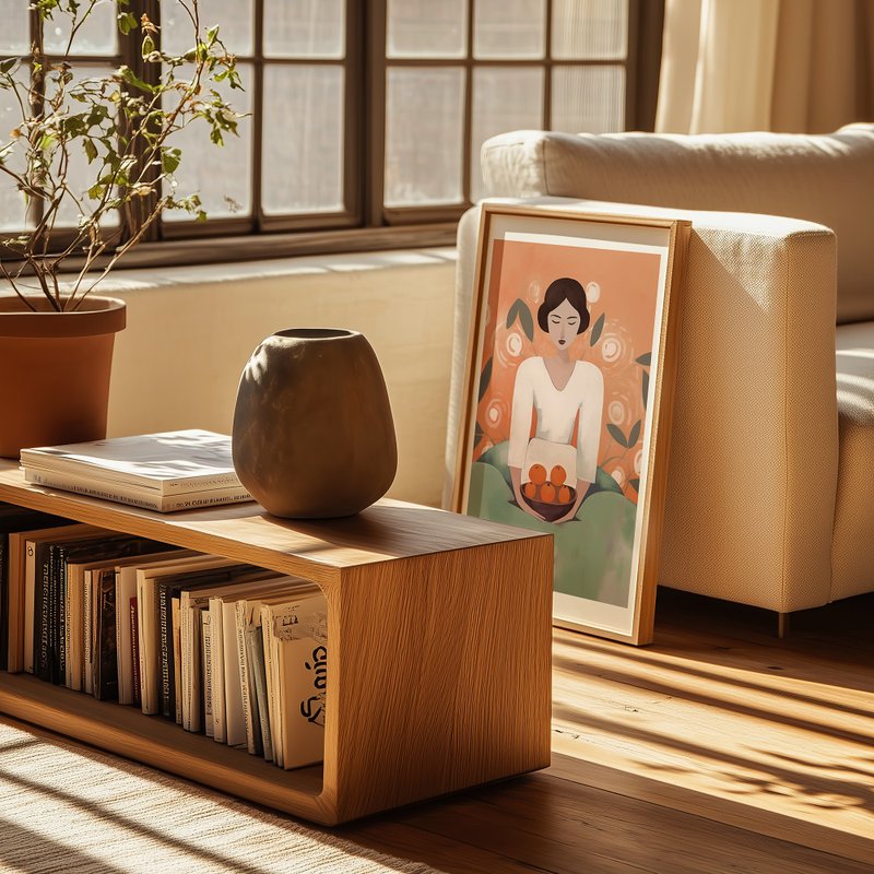 橘子与女人 Lady with Tangerines / 当代人物插画 海报 挂画 - 海报/装饰画/版画 - 纸 