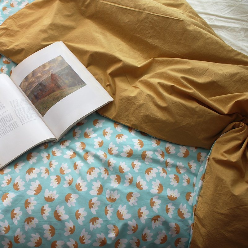 纯棉寝具组，单人床包组，被套，韩国制造 - 寝具 - 棉．麻 多色