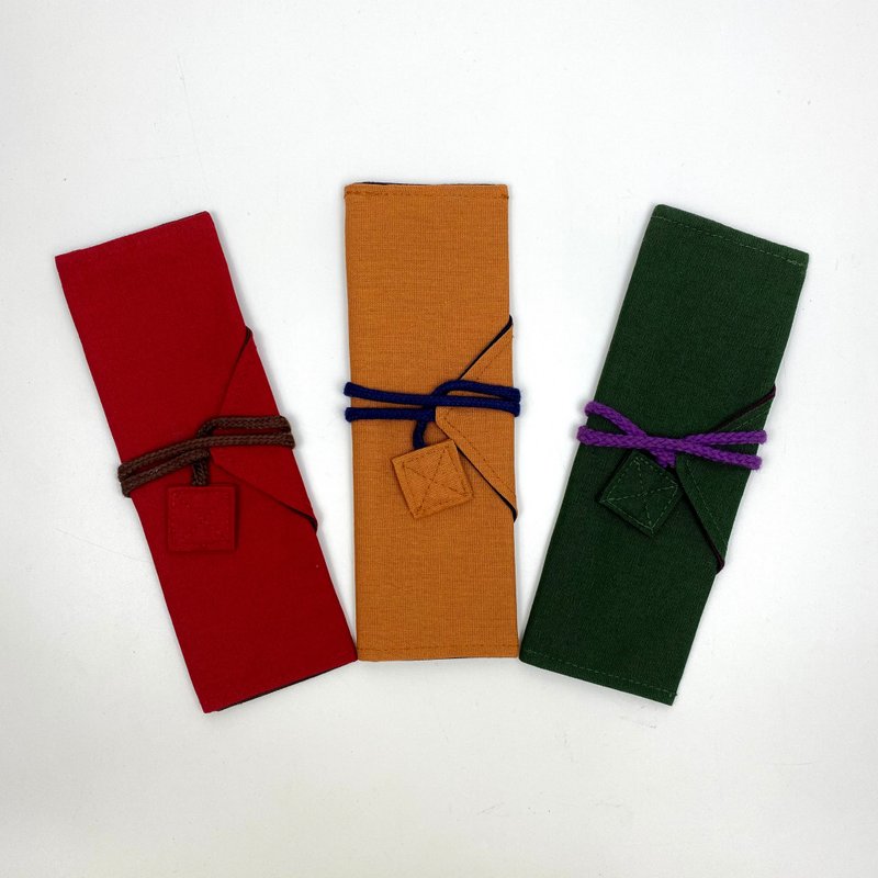 | •R• | 调色板经典双色卷式笔袋 | 现货出清款 - 铅笔盒/笔袋 - 棉．麻 