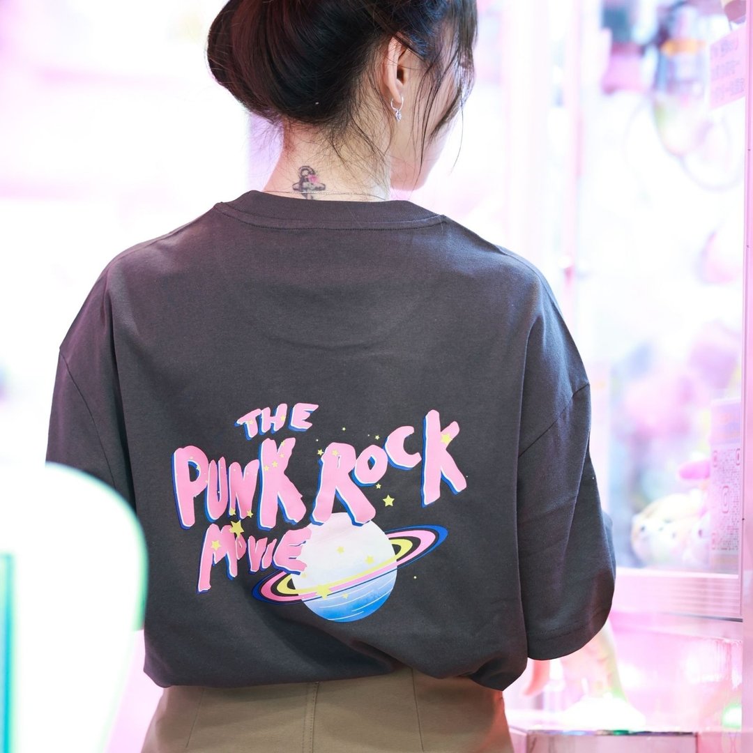 【CREEPS】Punk Rock World 宽松重磅印花T恤 210g - 男装上衣/T 恤 - 棉 多色