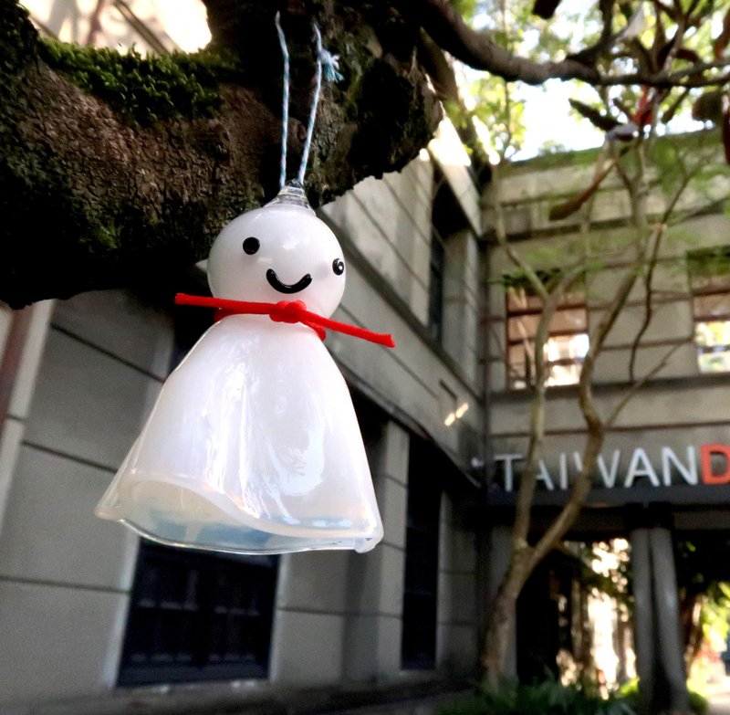 晴天娃娃 | 玻璃炽造 工坊手作 - 摆饰 - 玻璃 白色