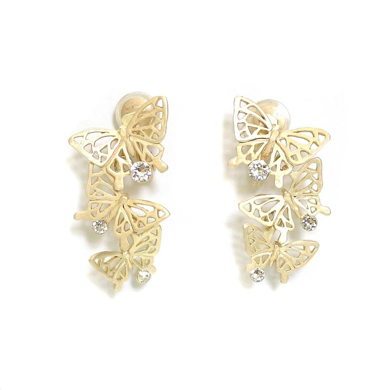 Curation Clip-On EA119 Curation Earring - 耳环/耳夹 - 其他金属 金色