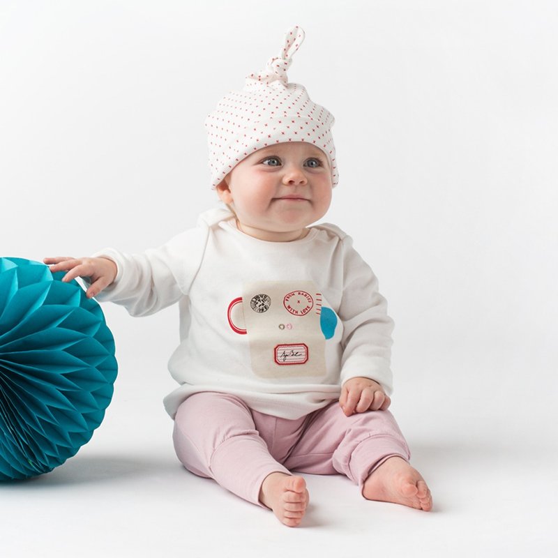 小皮猴。有机棉。T-Shirt。包屁衣。连身衣。英国皇室选用 - 其他 - 棉．麻 白色