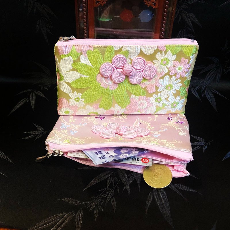 双层拉链式零钱包 - 收纳用品 - 丝．绢 多色