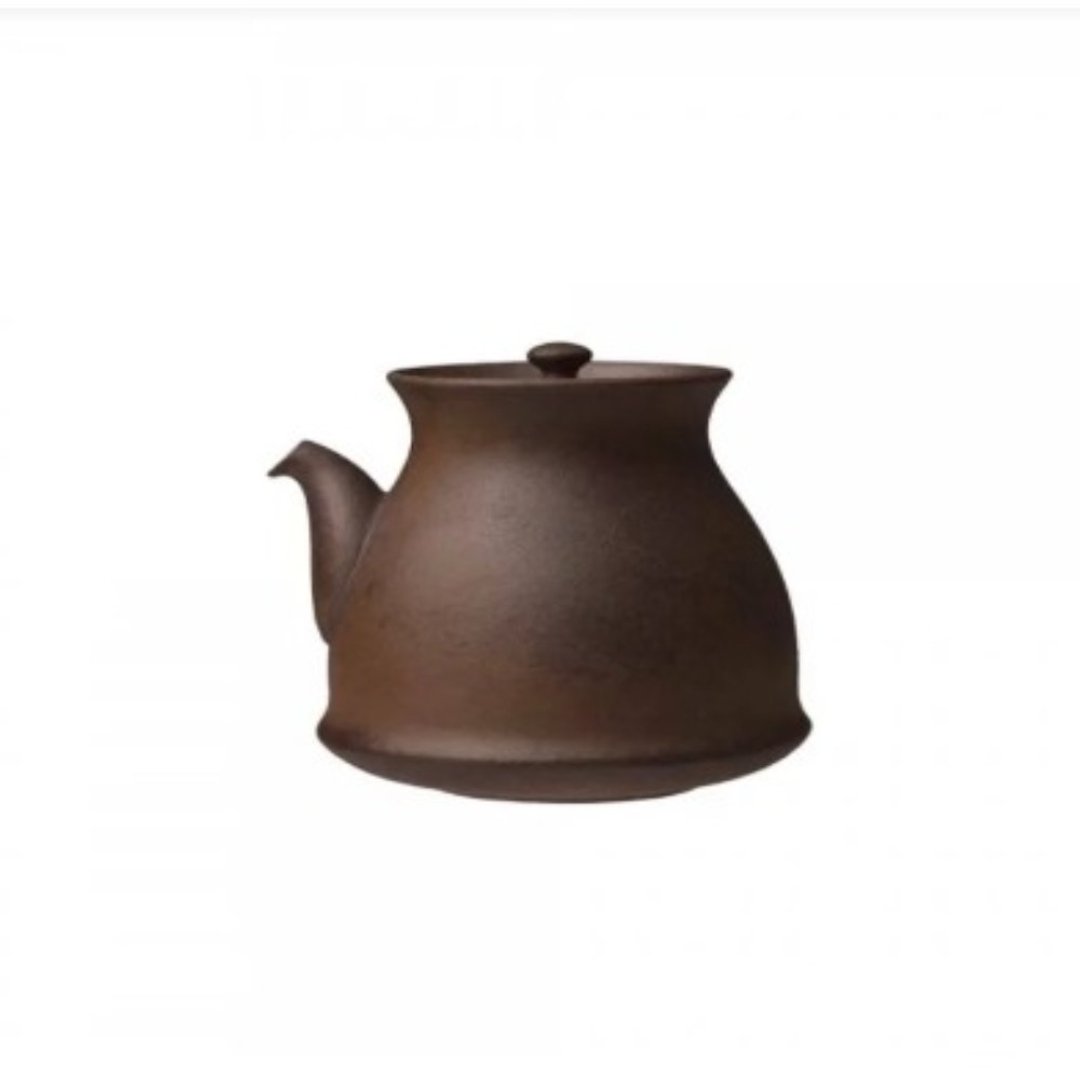 陶作坊| 老岩泥圆容三式易泡壶 - 茶具/茶杯 - 陶 咖啡色