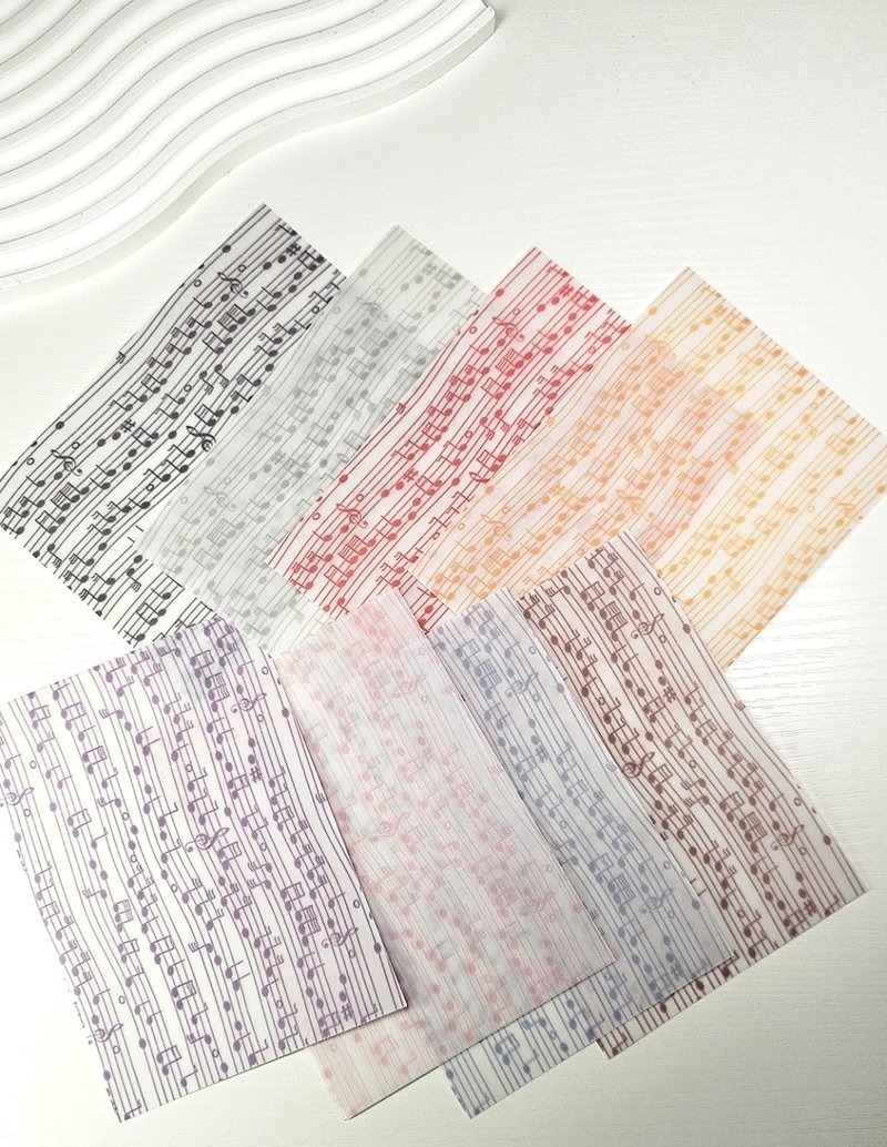 Melody Paper 描图纸 - 便条纸/标签贴 - 纸 多色