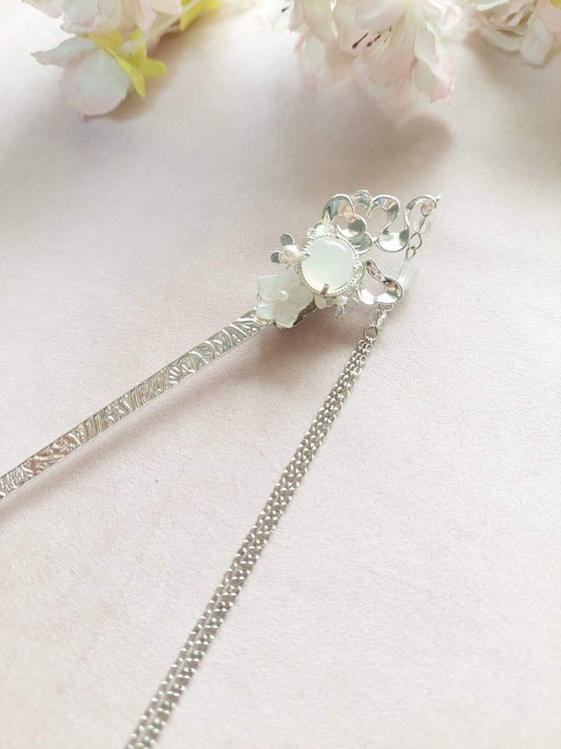 拢云阁－倾素   古典气质发簪步摇 - 发饰 - 贝壳 