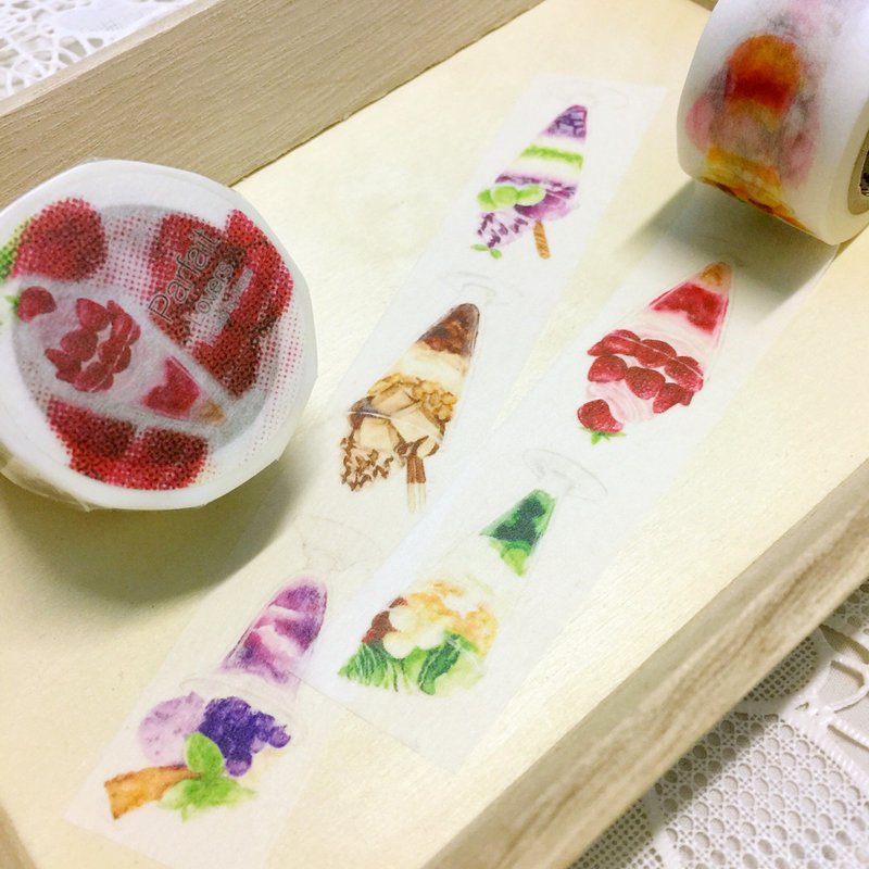 H Cafe 原创 纸胶带 Masking Tape Vol:15 Parfait Lovers - 纸胶带 - 纸 