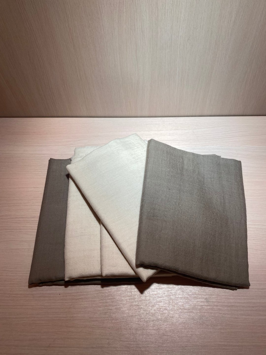 100% pashmina natural color /喀什米尔 - 围巾/披肩 - 羊毛 卡其色