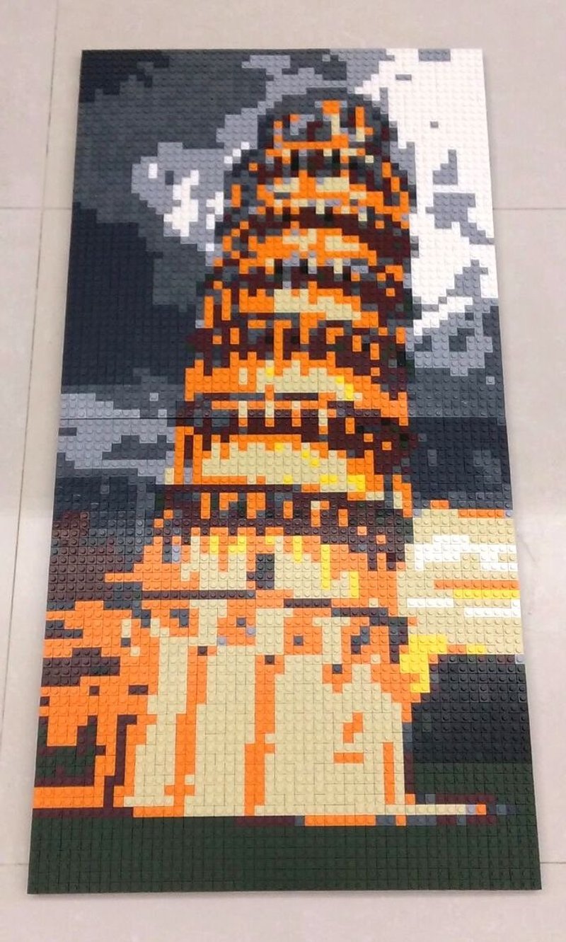 订制DIY积木画马赛克boxset (尺寸: Medium 80cm x 40cm) - 海报/装饰画/版画 - 塑料 