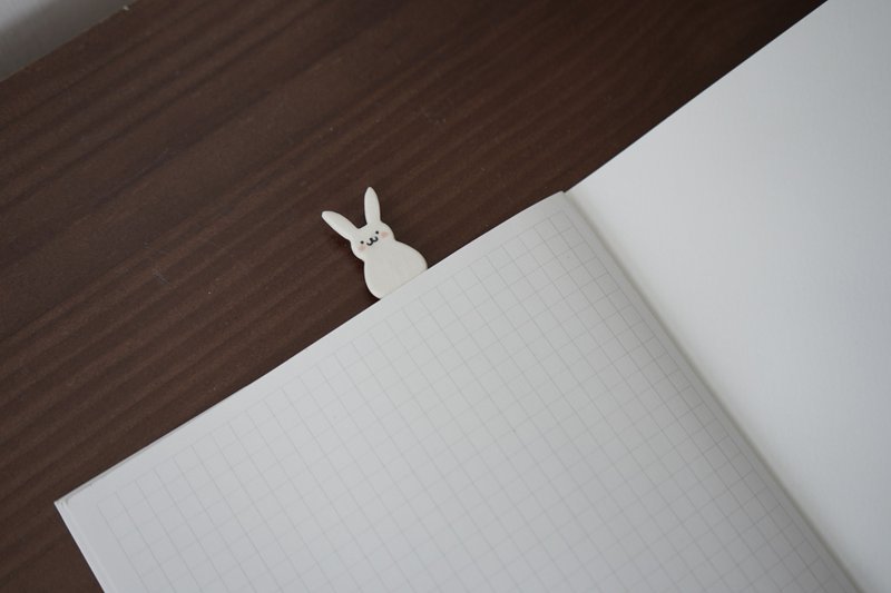 陶瓷 白色兔子万字夹 - 其他 - 瓷 白色