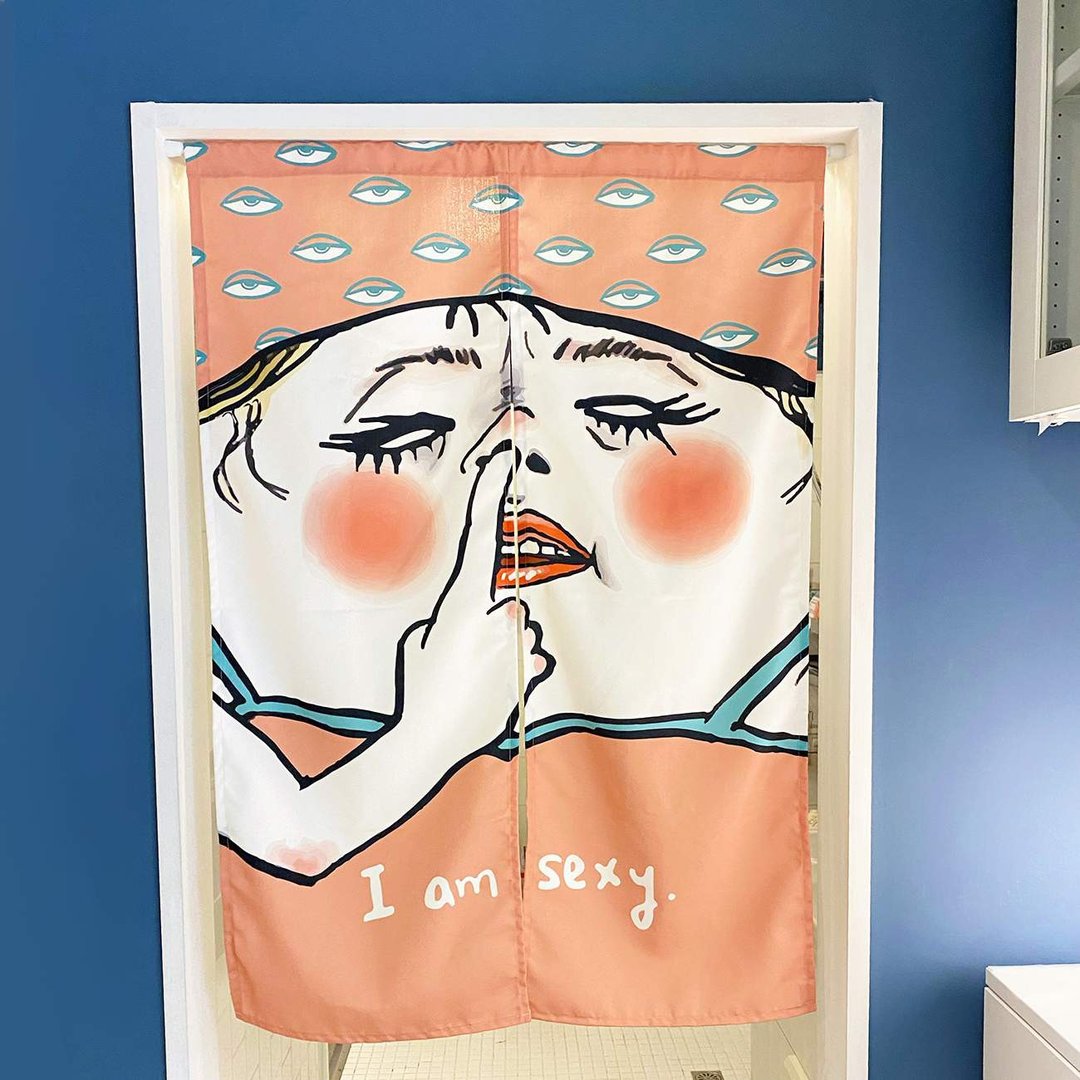 I am sexy 门帘 - 门帘/门牌 - 聚酯纤维 橘色