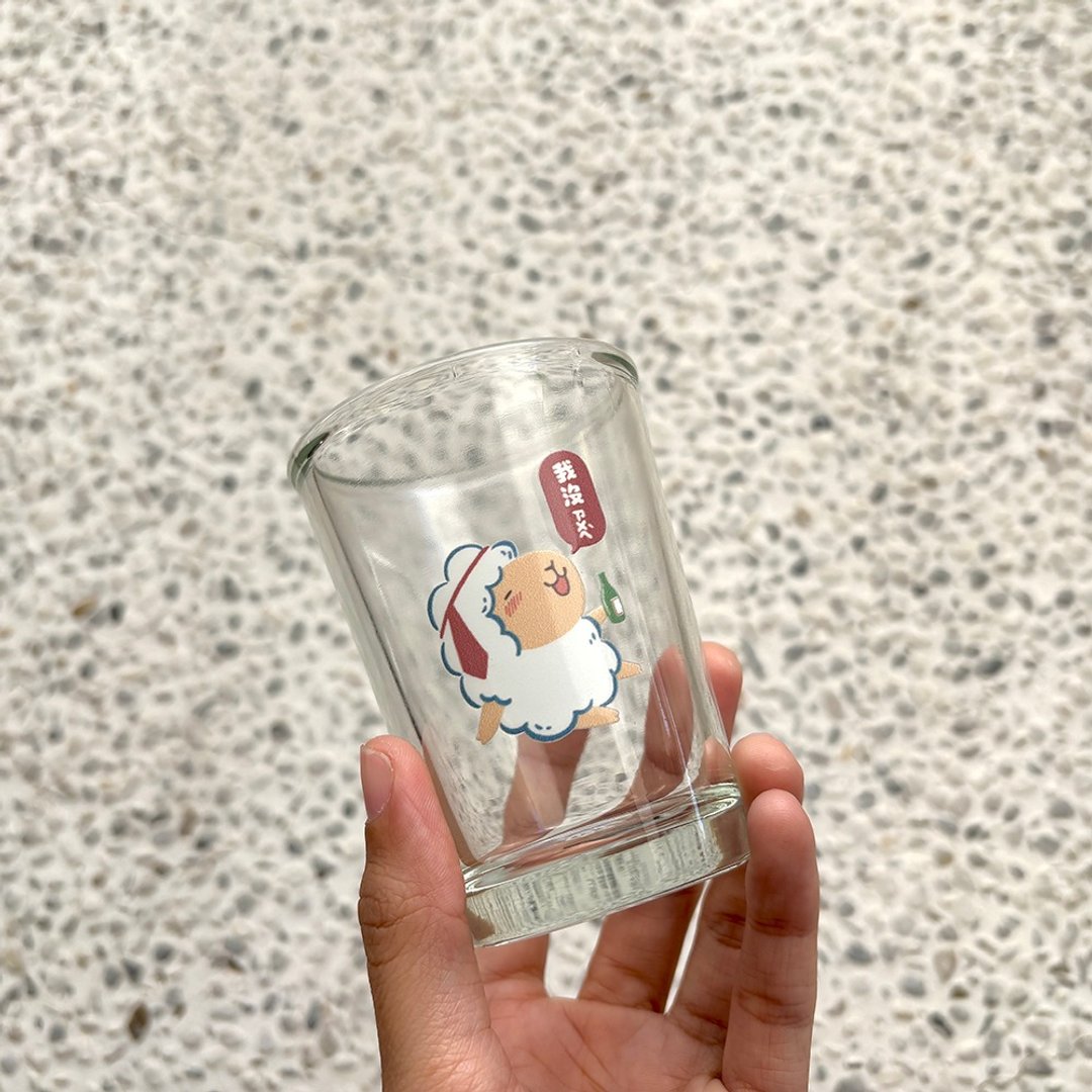台式热炒杯 我没醉我没罪 - 酒杯/酒器 - 玻璃 