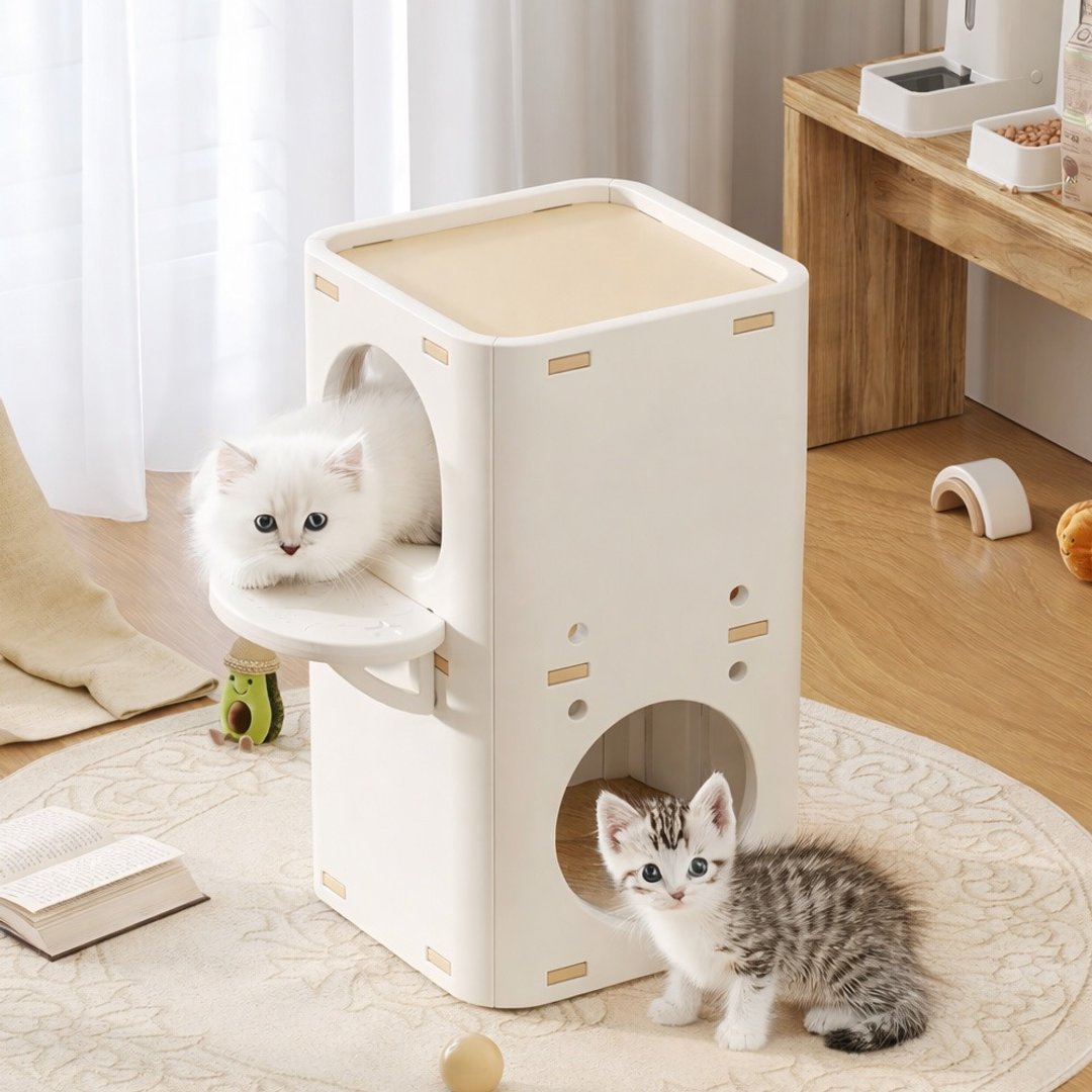 【MH 家居】云端双层猫屋 猫窝 树屋 猫咪窝 猫咪公寓 猫别墅 - 其他 - 其他材质 