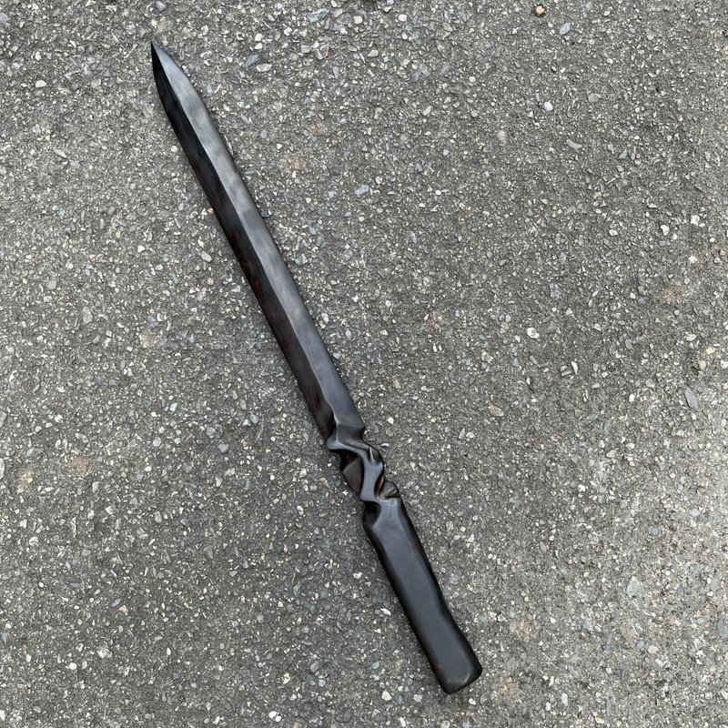 我贩剑　魔剑　穿穹　手工木剑　艺术木刀　中国剑　太极剑　妖刀 - 摆饰 - 木头 黑色