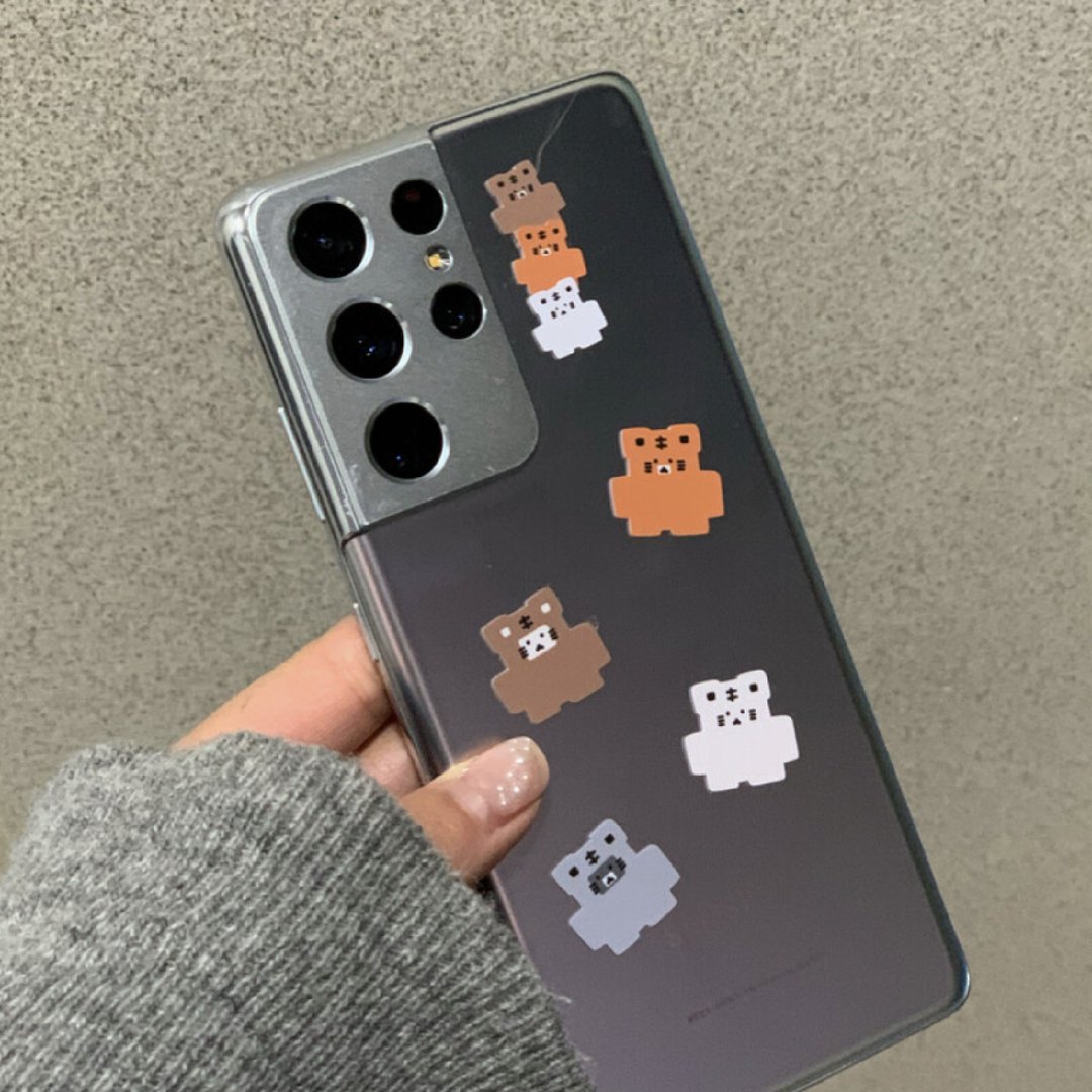 韩国文创 Chanibear 虎年限定贴纸 (3款) 可爱小贴饰 - 贴纸 - 纸 