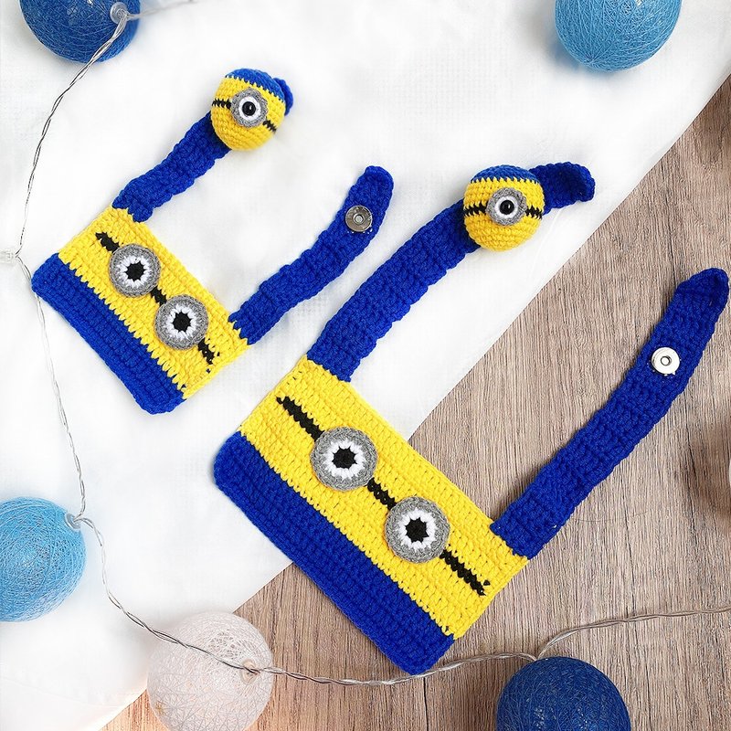 小兵披肩 宠物造型领巾|独家设计 宠物针织披肩 狗猫皆可 - 其他 - 棉．麻 