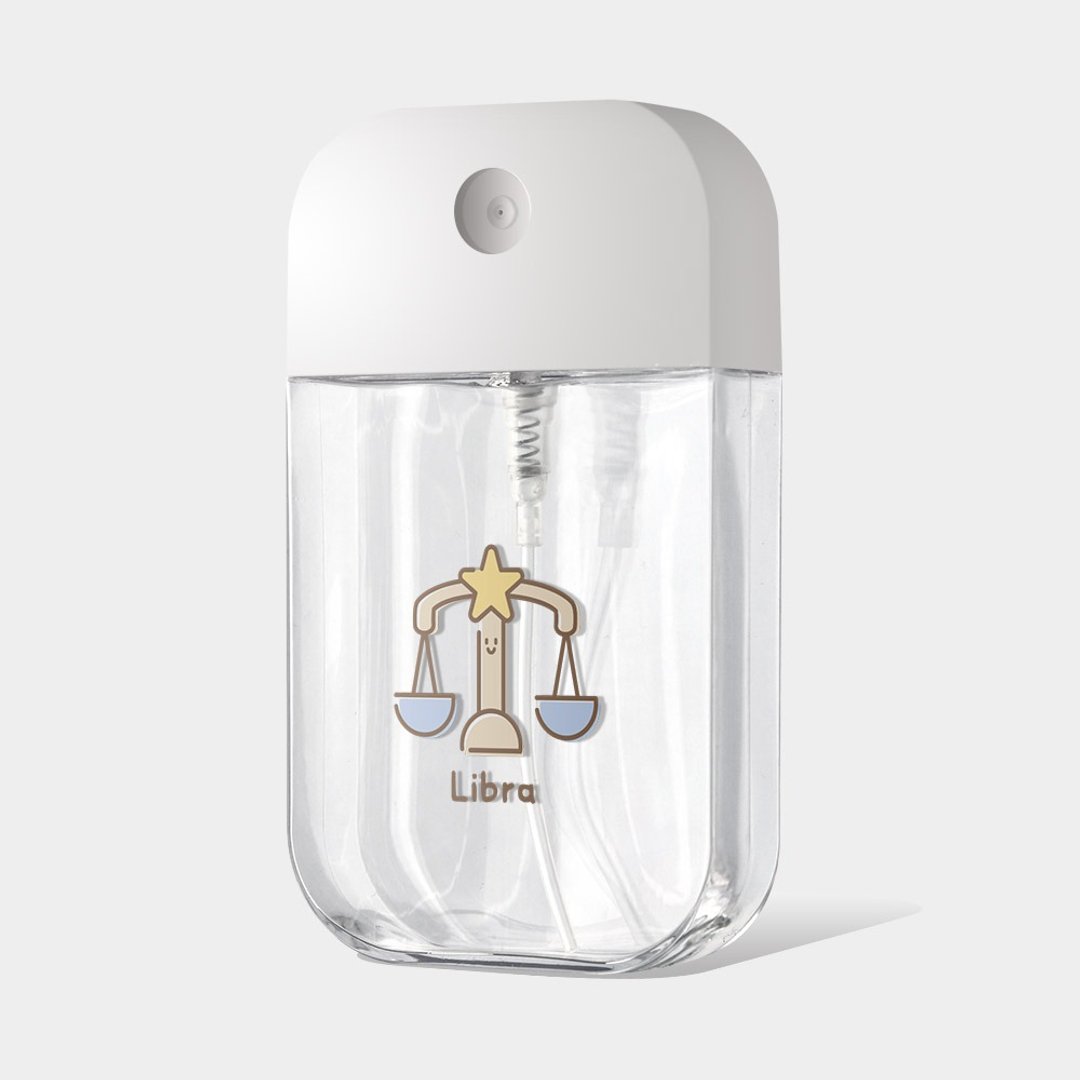 12星座 天秤 天蝎 射手 魔羯 水瓶 双鱼 酒精瓶 喷雾罐 037 - 收纳用品 - 塑料 卡其色