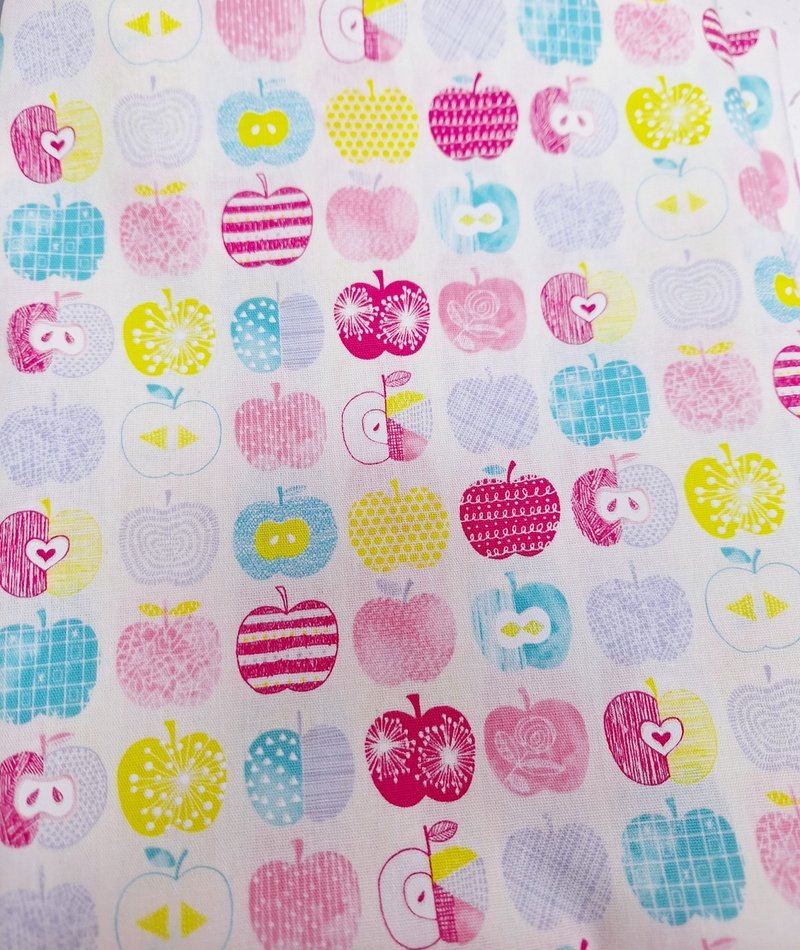 医护双层手术帽、工作帽、烘培帽  粉色苹果系列 米白底 薄棉款 - 帽子 - 棉．麻 多色