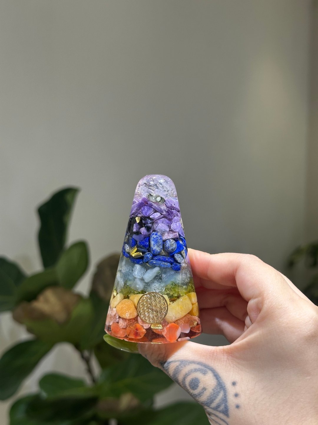 彩虹脉轮平衡 - Chakra Balance Orgonite - 摆饰 - 其他材质 多色