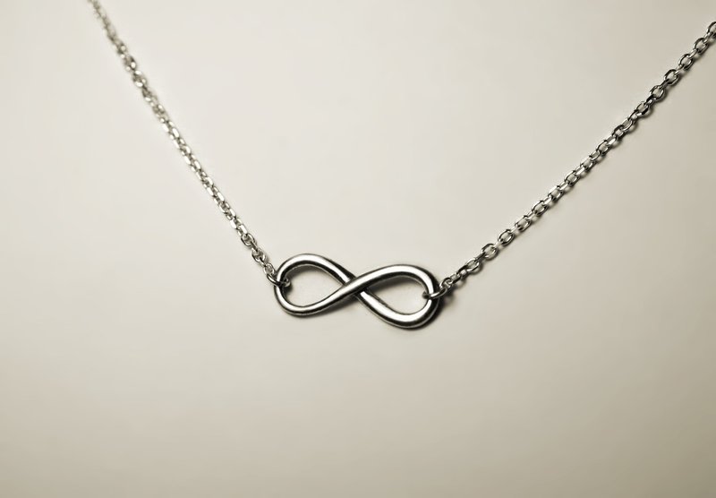 无限符号项链 - 项链 - 其他金属 银色