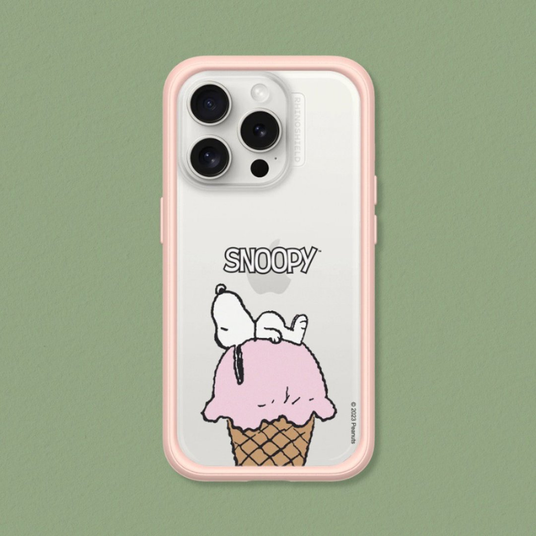 Mod NX边框背盖手机壳∣Snoopy史努比/冰淇淋甜筒 for iPhone - 手机配件 - 塑料 多色