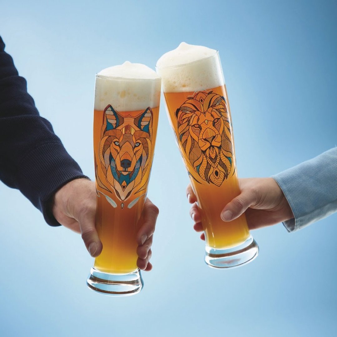 【赠品牌购物袋】德国 RITZENHOFF+传承时光系列小麦啤酒对杯-共5 - 酒杯/酒器 - 玻璃 