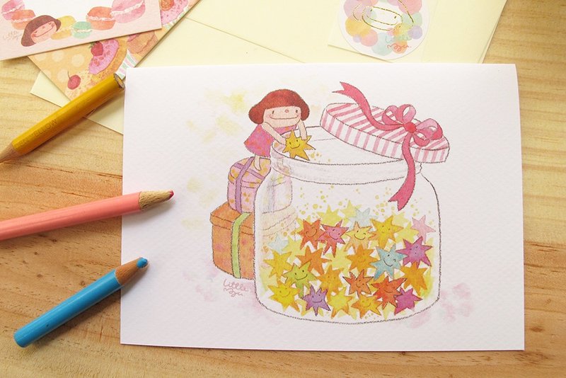 小蘑菇卡片－星愿 - 卡片/明信片 - 纸 