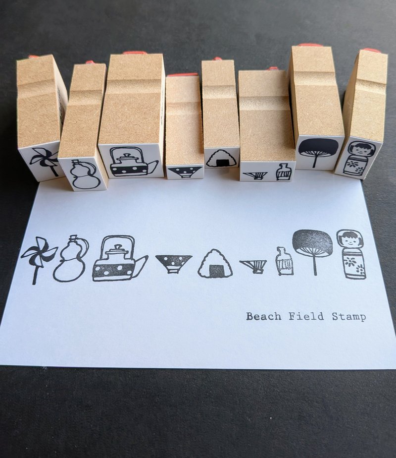 日本风格印章组 - 印章/印台 - 其他材质 