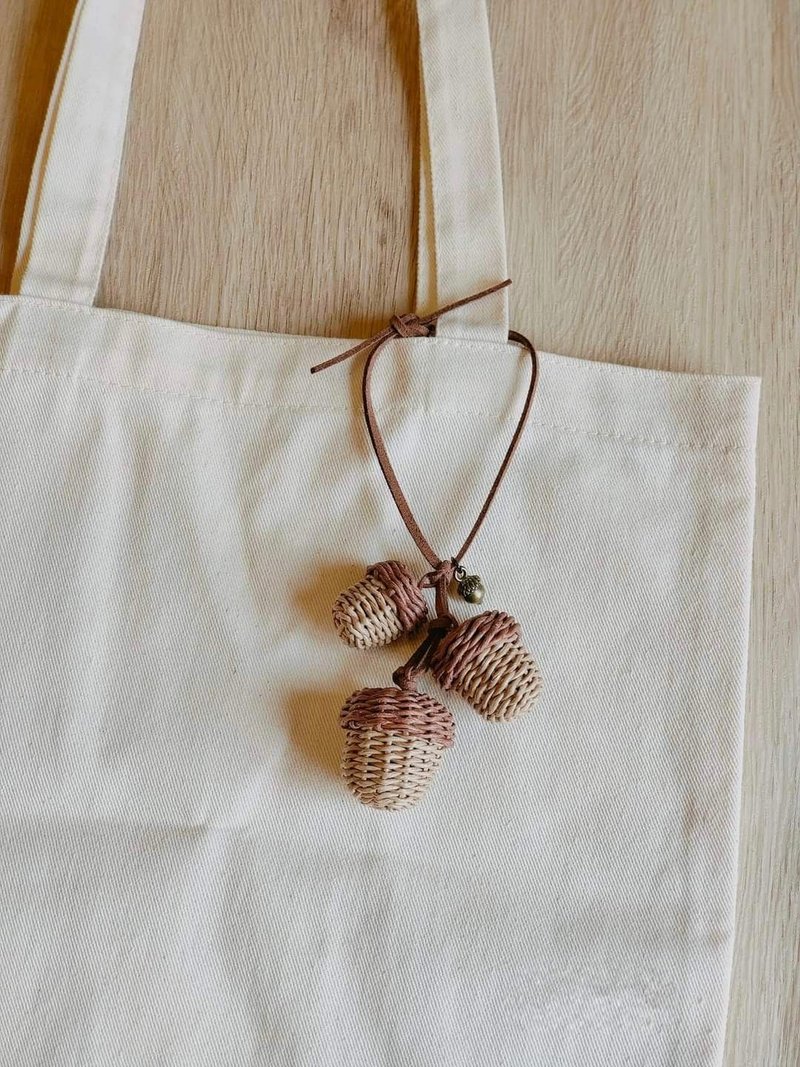 橡果子 DIY 编织材料包【含材料包及在线教学影片】 - 编织/刺绣/羊毛毡/裁缝 - 纸 卡其色