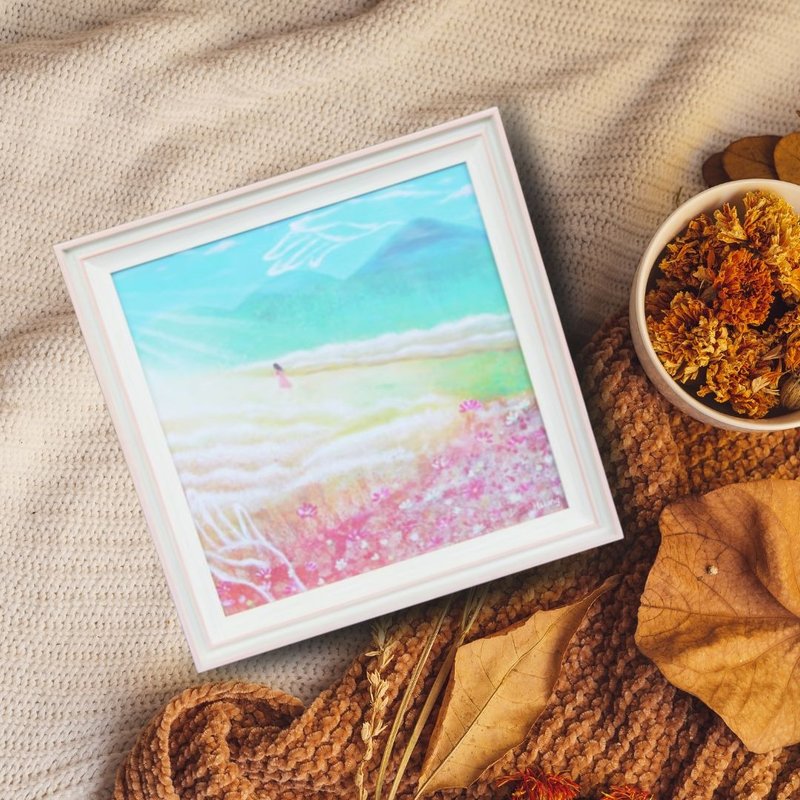 正方福音画 无论你往哪里去我必与你同在 - 摆饰 - 其他材质 多色